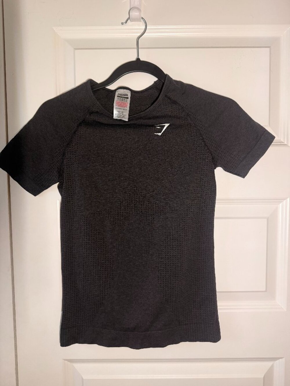 Gymshark Vital Seamless Top | Dark Gray | Women’s Medium